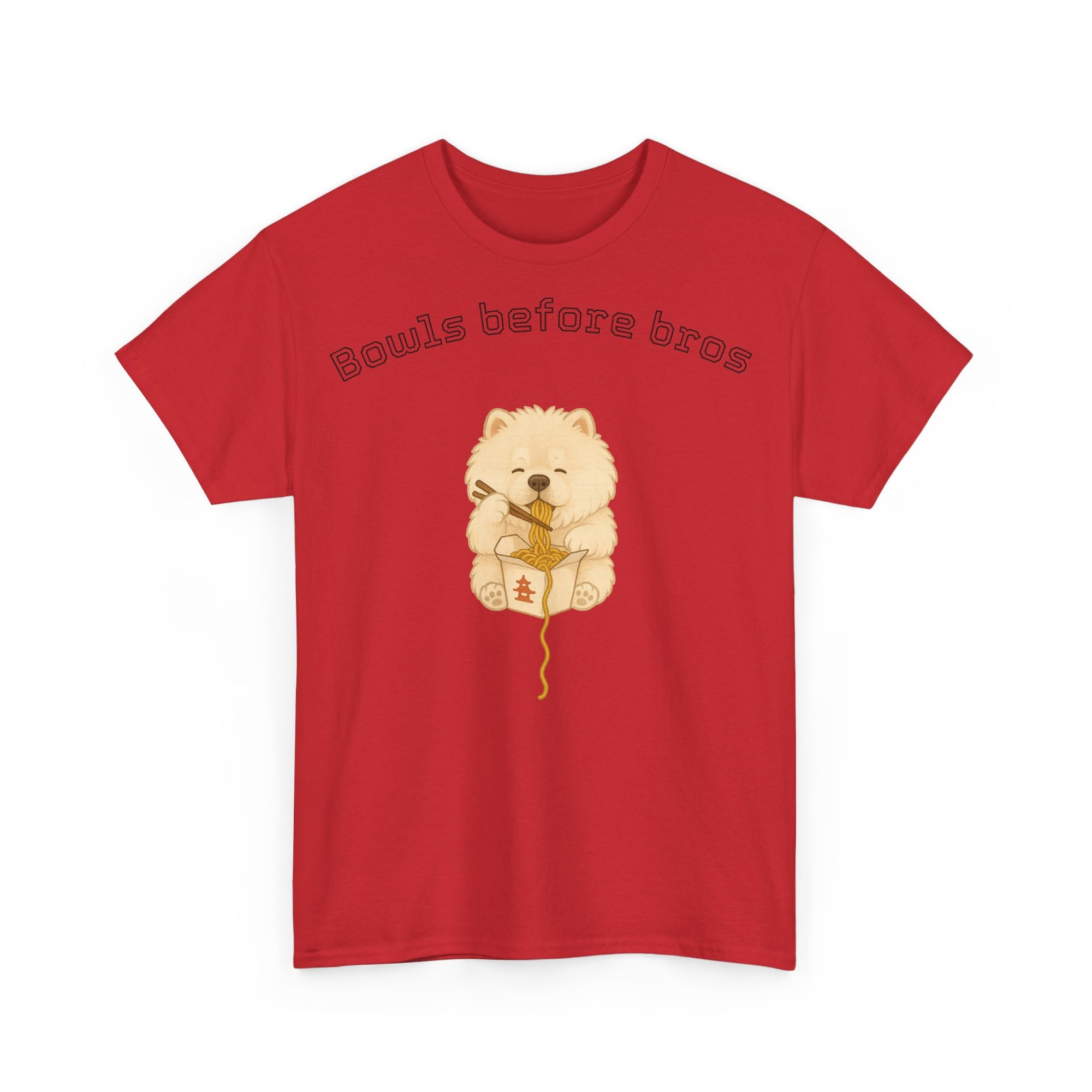 Unisex Heavy Cotton Tee - Bowls Before Bros Cream