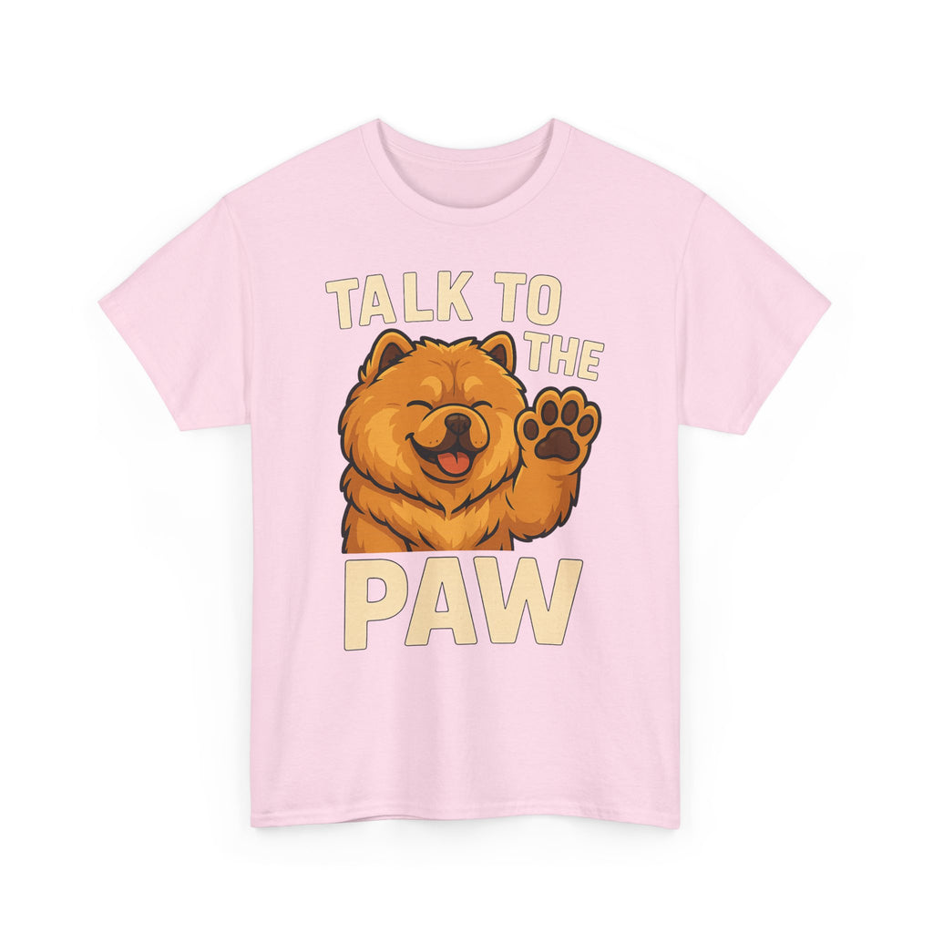 Unisex Heavy Cotton Tee - Talk To The Paw