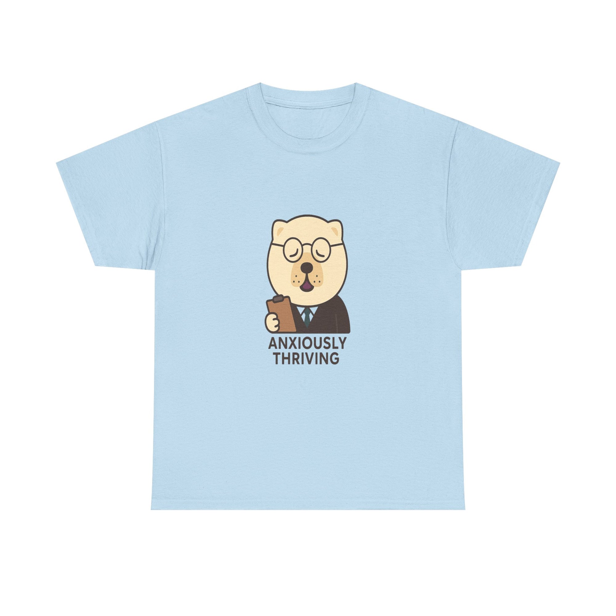 Unisex Heavy Cotton Tee - Anxiously Thriving