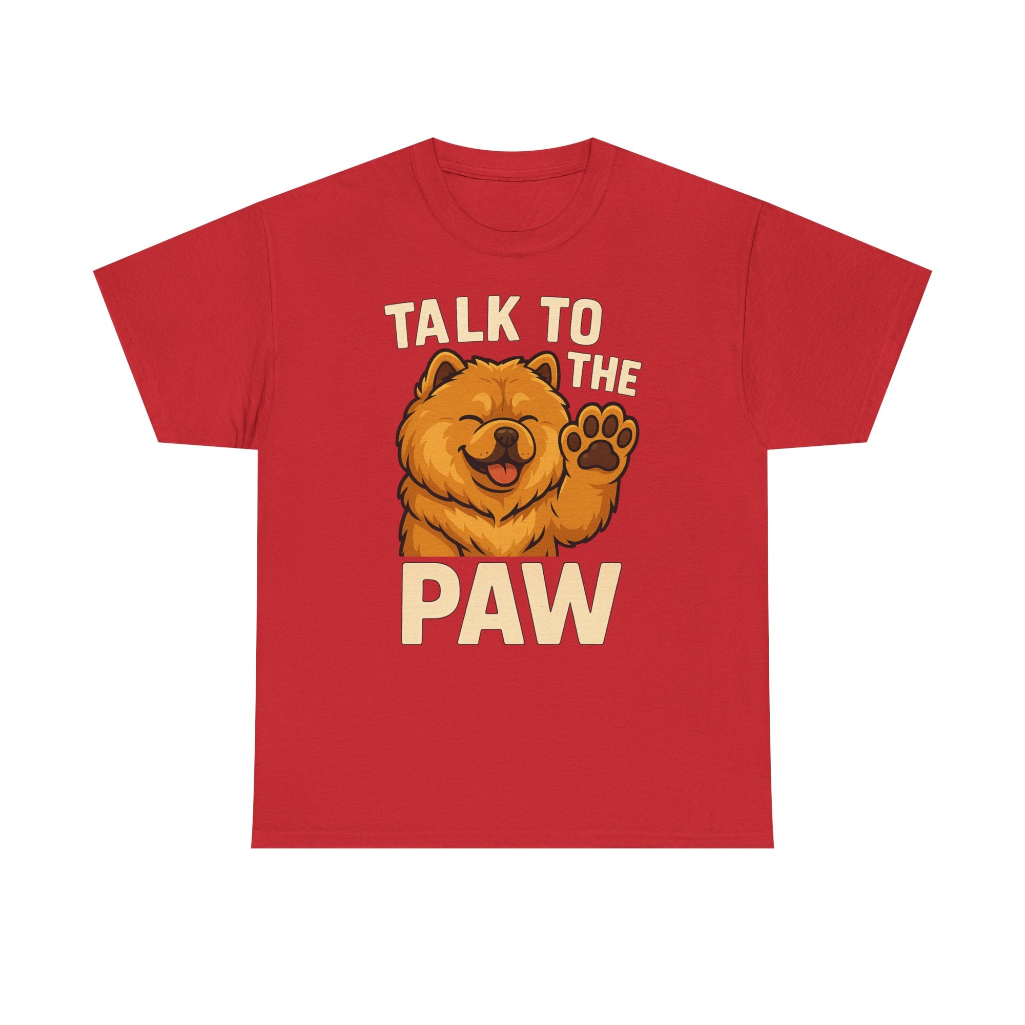 Unisex Heavy Cotton Tee - Talk To The Paw
