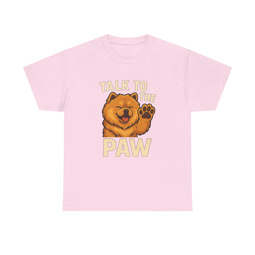 -Unisex Heavy Cotton Tee - Talk To The Paw