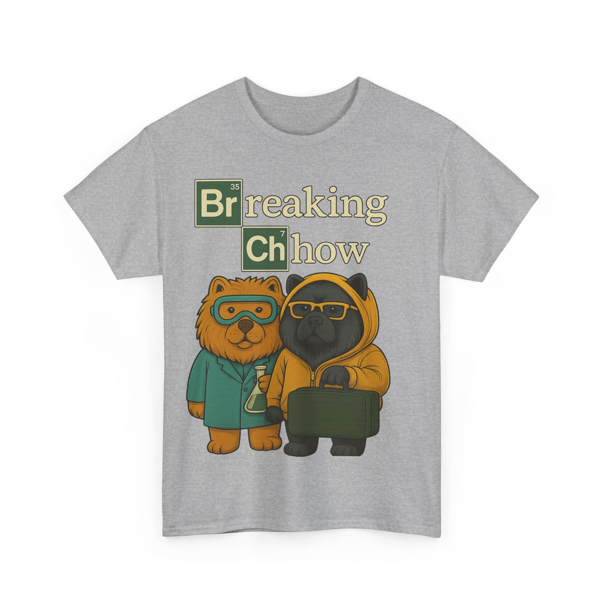 Unisex Heavy Cotton Tee - Chows in Lab