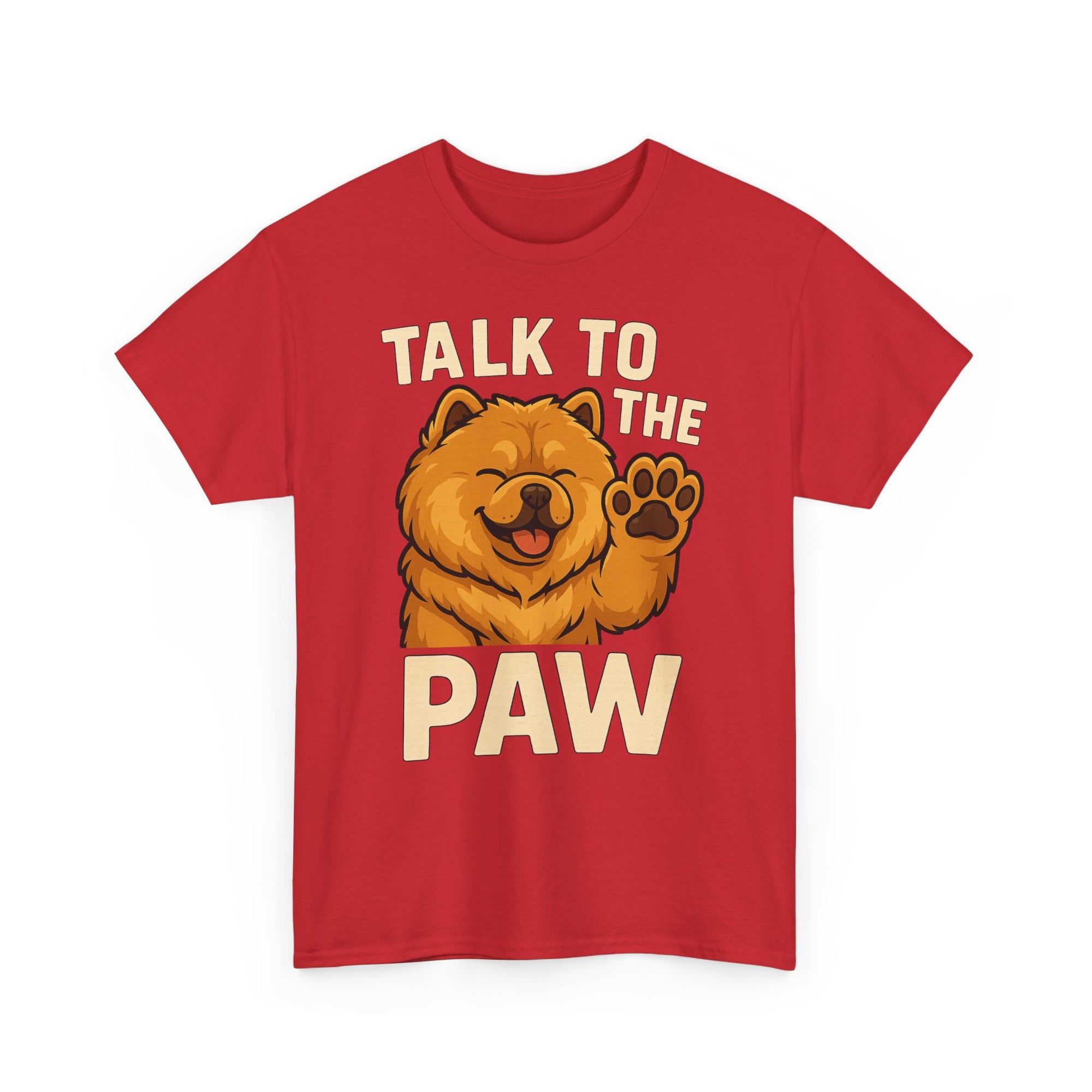 Unisex Heavy Cotton Tee - Talk To The Paw
