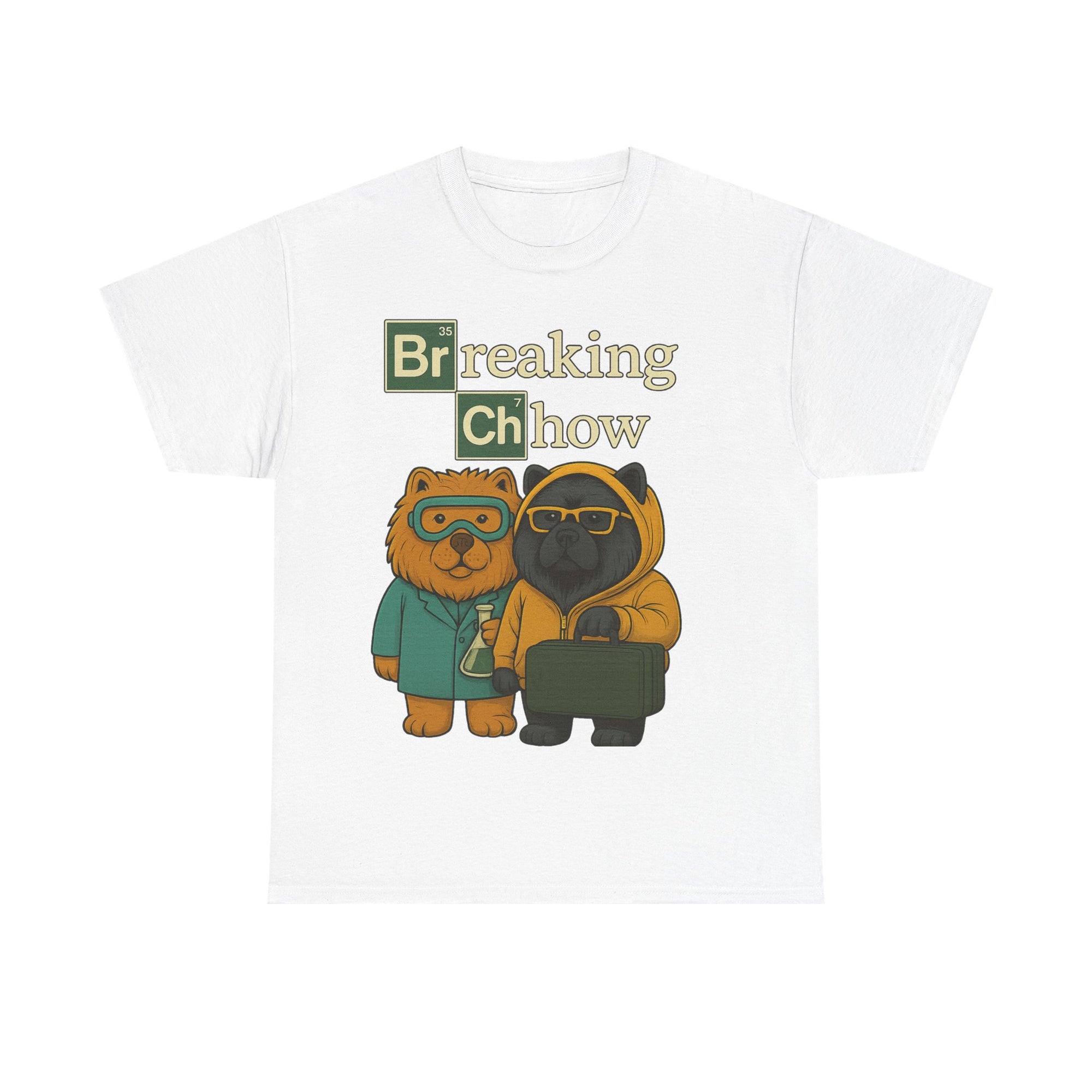 Unisex Heavy Cotton Tee - Chows in Lab